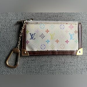 Louis Vuitton Multicolor Murakami Monogram Key Pouch Vintage